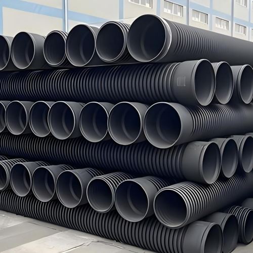 DN800 SN8 HDPE الأنابيب المموجة ذات الجدار المزدوج